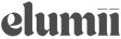 Black 'elumii' logo on a white background